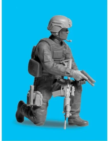 S.W.A.T. Team (4 figures), 1/24 - ICM DS2401