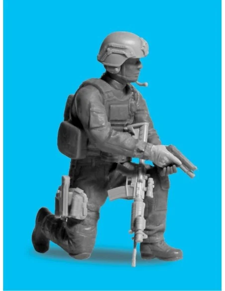 S.W.A.T. Team (4 figures), 1/24 - ICM DS2401
