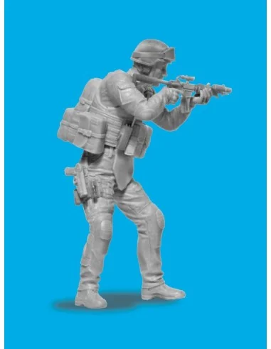 S.W.A.T. Team (4 figures), 1/24 - ICM DS2401