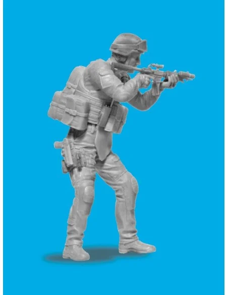 [NO_DESC] S.W.A.T. Team (4 figures), 1/24 - ICM DS2401