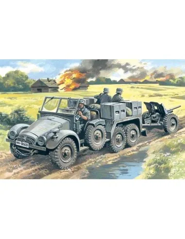 Krupp L2H143 Kfz. 69 with Pak 36 Gun, 1/72 - ICM 72461