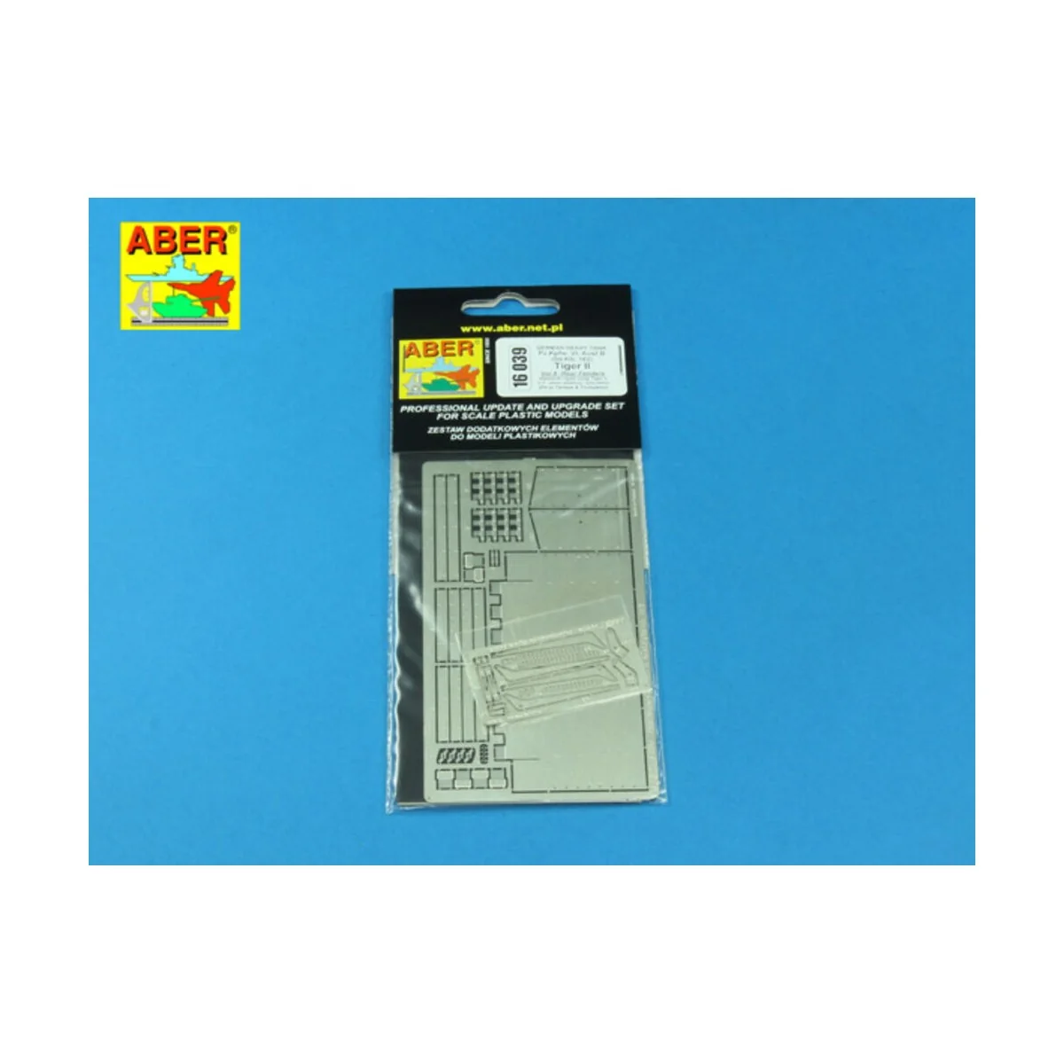 Tiger II - Vol.6- Rear Fenders, 1/16 - Aber Models 16039 Tiger II - Vol.6- Rear Fenders, 1/16 - Aber Models 16039