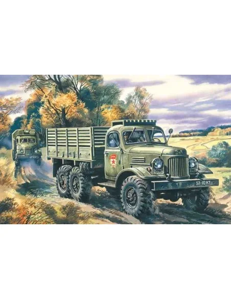 Russischer Militär LKW ZiL-157, 1/72 - ICM 72541