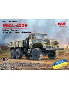 URAL-4320, Military Truck of the Armed Forces of Ukraine, 1/72 - IC...