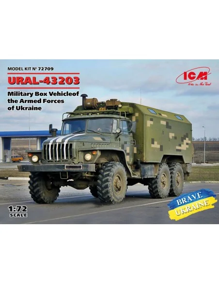 URAL-43203, Military Box Vehicle of the Armed Forces of Ukraine, 1/...
