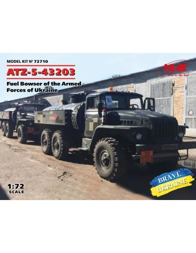 ATZ-5-43203, Fuel Bowser of the Armed Forces of Ukraine, 1/72 - ICM...