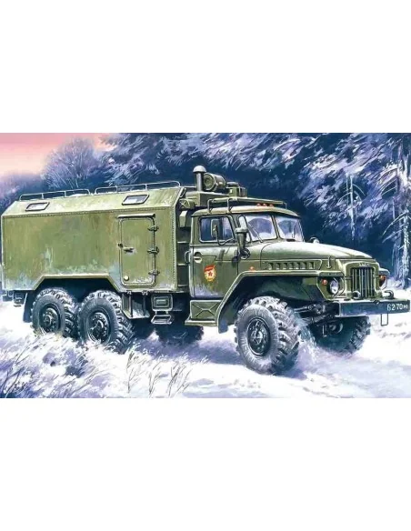 URAL-375A Kommandowagen, 1/72 - ICM 72712