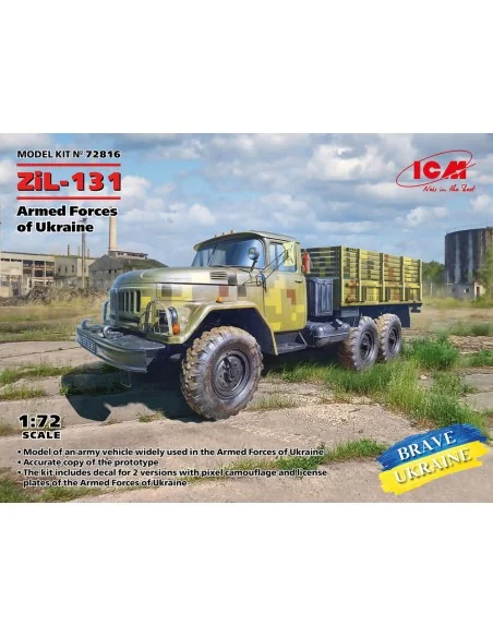 ZiL-131, Military Truck of the Armed Forces of Ukraine, 1/72 - ICM ...