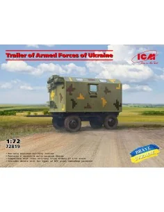 Trailer of Armed Forces of Ukraine, 1/72 - ICM 72819