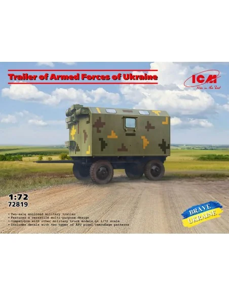 Trailer of Armed Forces of Ukraine, 1/72 - ICM 72819