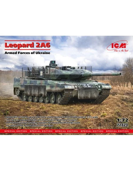 Leopard 2A6 of the Armed Forces of Ukraine, 1/72 - ICM 72820
