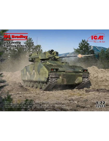 M3 Bradley, US Cavalry Fighting Vehicle, 1/72 - ICM 72913