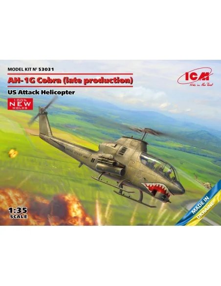 AH-1G Cobra (late production), US Attack Helicopter (100% new molds...