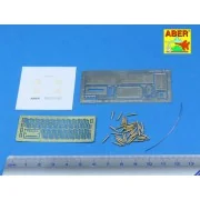 .50 cal. Amuunition with box set for M2 MG, 1/16 - Aber Models 16047
