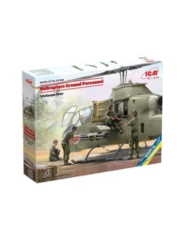 Helicopters Ground Personnel (Vietnam War) (100% new molds), 1/35 -...
