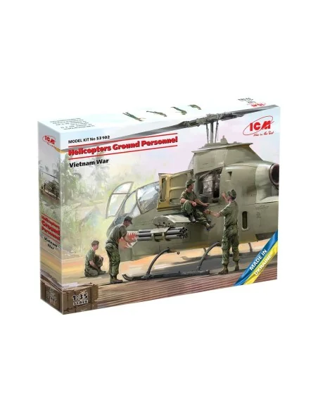 Helicopters Ground Personnel (Vietnam War) (100% new molds), 1/35 -...