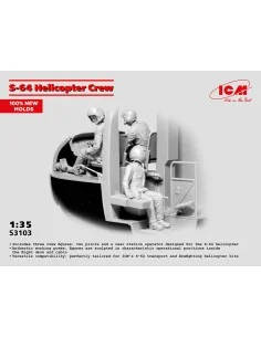 S-64 Helicopter Crew (100% new moulds), 1/35 - ICM 53103