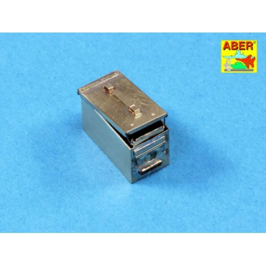 .50 cal. Amuunition with box set for M2 MG, 1/16 - Aber Models 16047