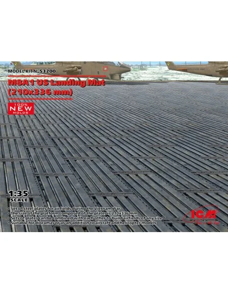 [NO_DESC] M8A1 US Landing Mat (210?336 mm) (100% new molds), 1/35 -...