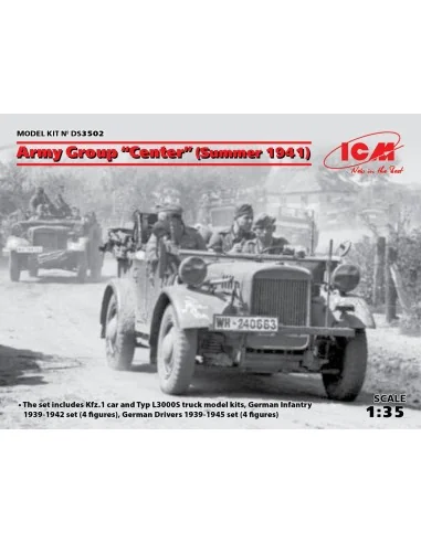 Army Group"Center"(Summer 1941)(Kfz1, Typ L3000S, German Infantry(4...