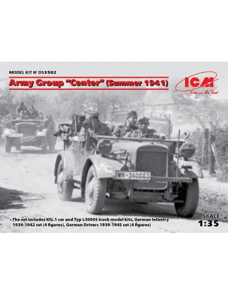 Army Group"Center"(Summer 1941)(Kfz1, Typ L3000S, German Infantry(4...