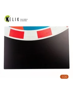 Miami Grand Prix for 2 bolides Base - Acrylic 3 mm (410 x 270 mm) (...