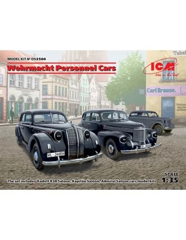 Wehrmacht Personnel Cars(Kadett K38 Salo Kapitan Saloon, Admiral Sa...