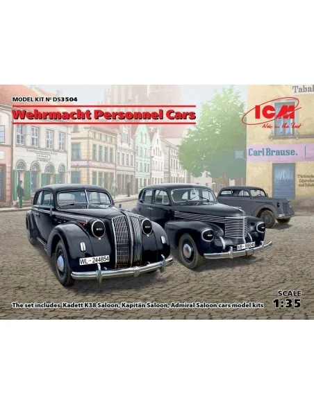 Wehrmacht Personnel Cars(Kadett K38 Salo Kapitan Saloon, Admiral Sa...