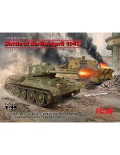 Battle of Berlin (April 1945) (T-34-85, King Tiger), 1/35 - ICM DS3506