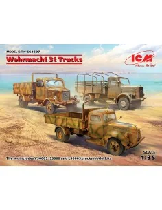 Wehrmacht 3t Trucks (V3000S, KHD S3000, L3000S), 1/35 - ICM DS3507