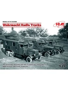 Wehrmacht Radio Trucks(Henschel 33D1 Kfz.72, Krupp L3H163 Kfz.72), ...