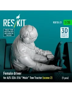 Female driver for A/S-32A-31A Mule Tow Tractor (scene 2) (1 pcs) (3... 2