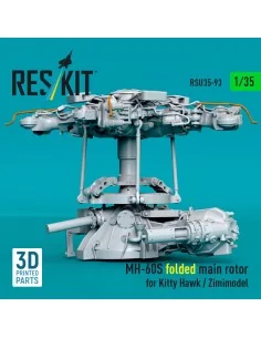 MH-60S folded main rotor for Kitty Hawk / Zimimodel (3D Printed), 1... 2