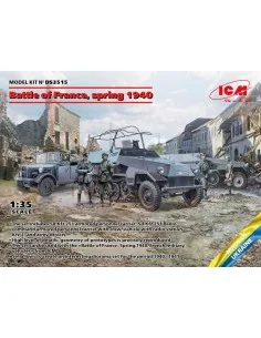 Battle of France, spring 1940. German combat vehicles, 1/35 - ICM D...