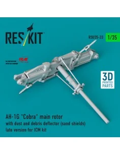 AH-1G Cobra main rotor with dust and debris deflector (sand shields... 2