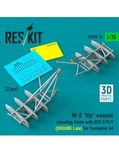 Mi-8 Hip weapon mounting frame with BD3-57KrV (UKRAINE Late) for Tr...