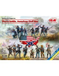 Fierce battle. American Civil War(Union Infan, UnionInfaSet 2, Conf...