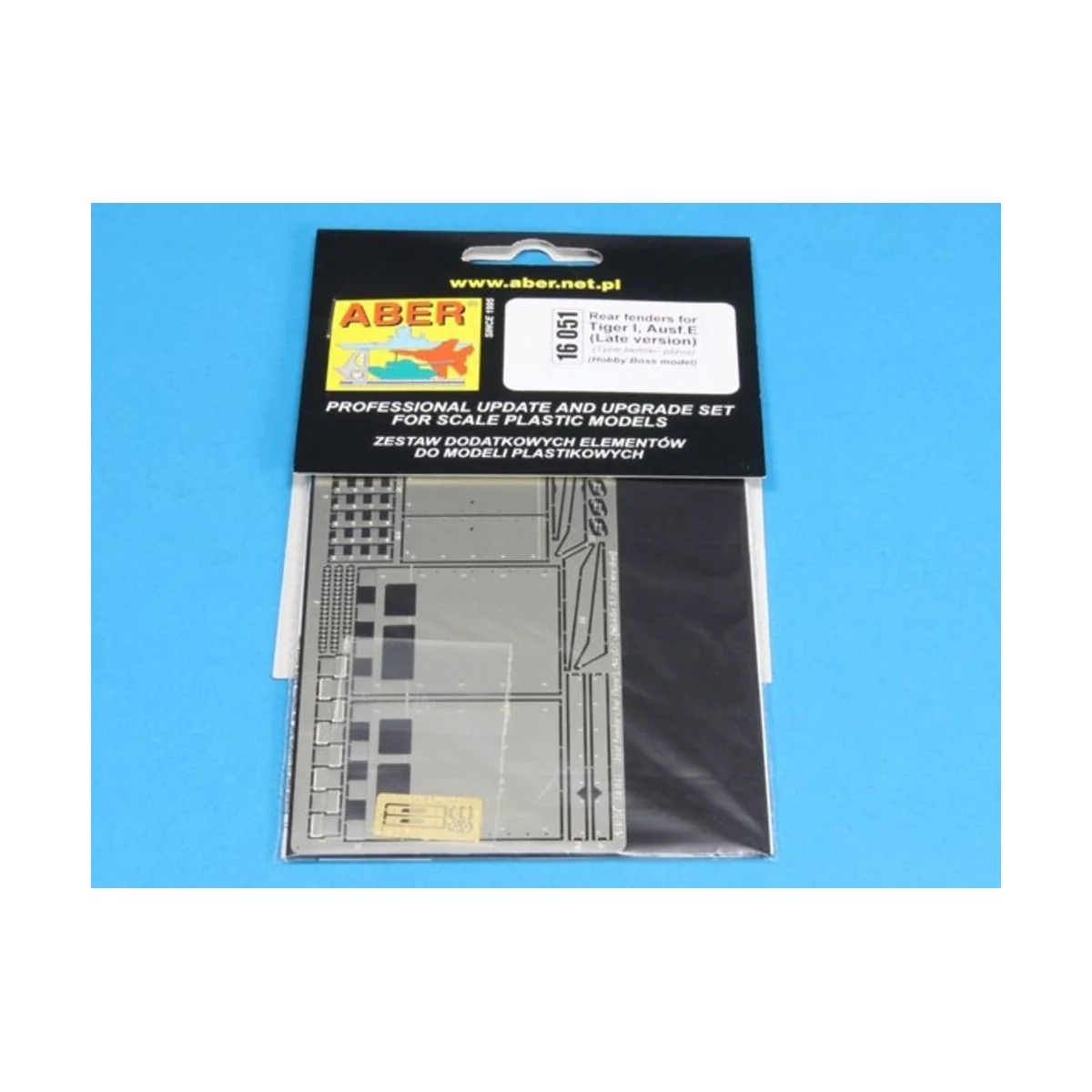 Rear fenders for Tiger I Ausf.E-(Late version), 1/16 - Aber Models ...