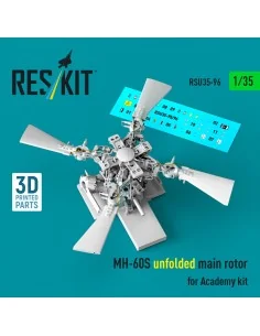 MH-60S unfolded main rotor (3D Printed) for Academy, 1/35 - ResKit ...