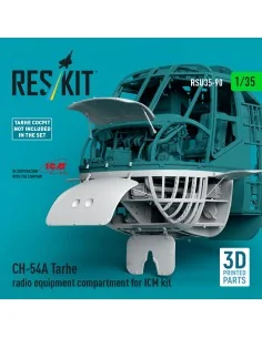 CH-54A Tarhe radio equipment compartment (3D Printed) for ICM, 1/35... 2