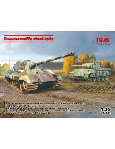Panzerwaffe steel cats, 1/35 - ICM DS3524