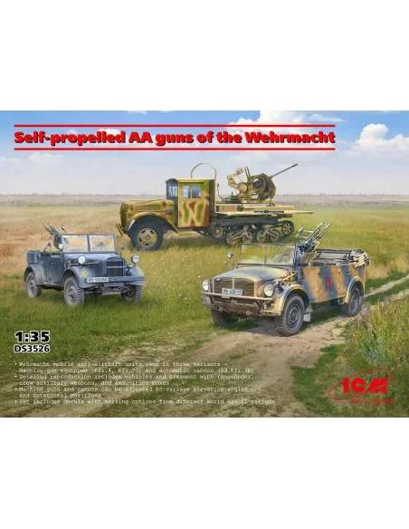 Self-propelled AA guns of the Wehrmacht2800, 1/35 - ICM DS3526