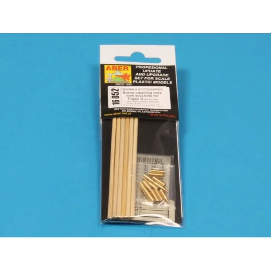 Barrel cleaning rods for Tiger II, 1/16 - Aber Models 16052