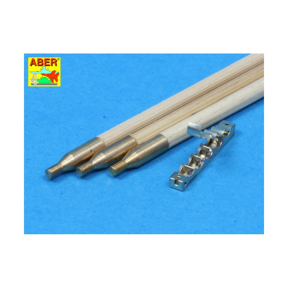 Barrel cleaning rods for Tiger II, 1/16 - Aber Models 16052