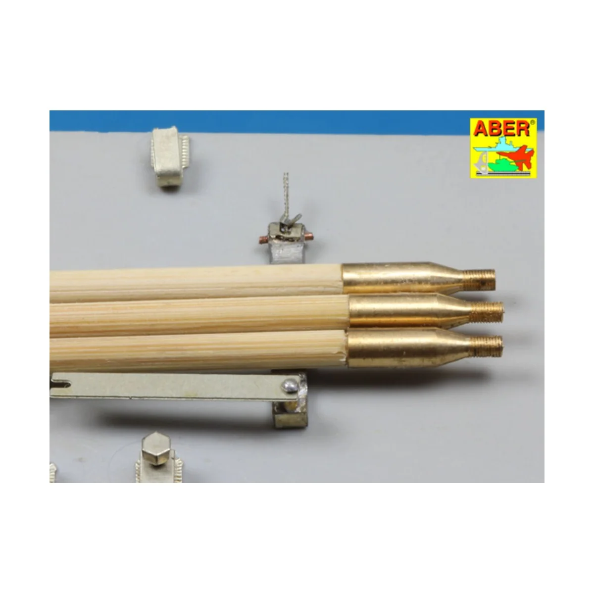 Barrel cleaning rods for Tiger II, 1/16 - Aber Models 16052
