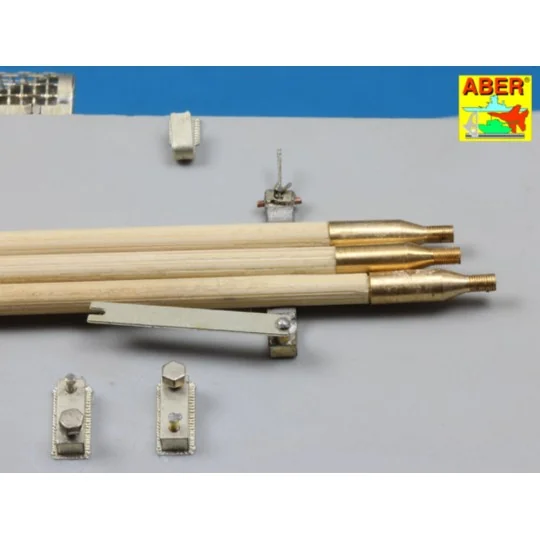 Barrel cleaning rods for Tiger II, 1/16 - Aber Models 16052