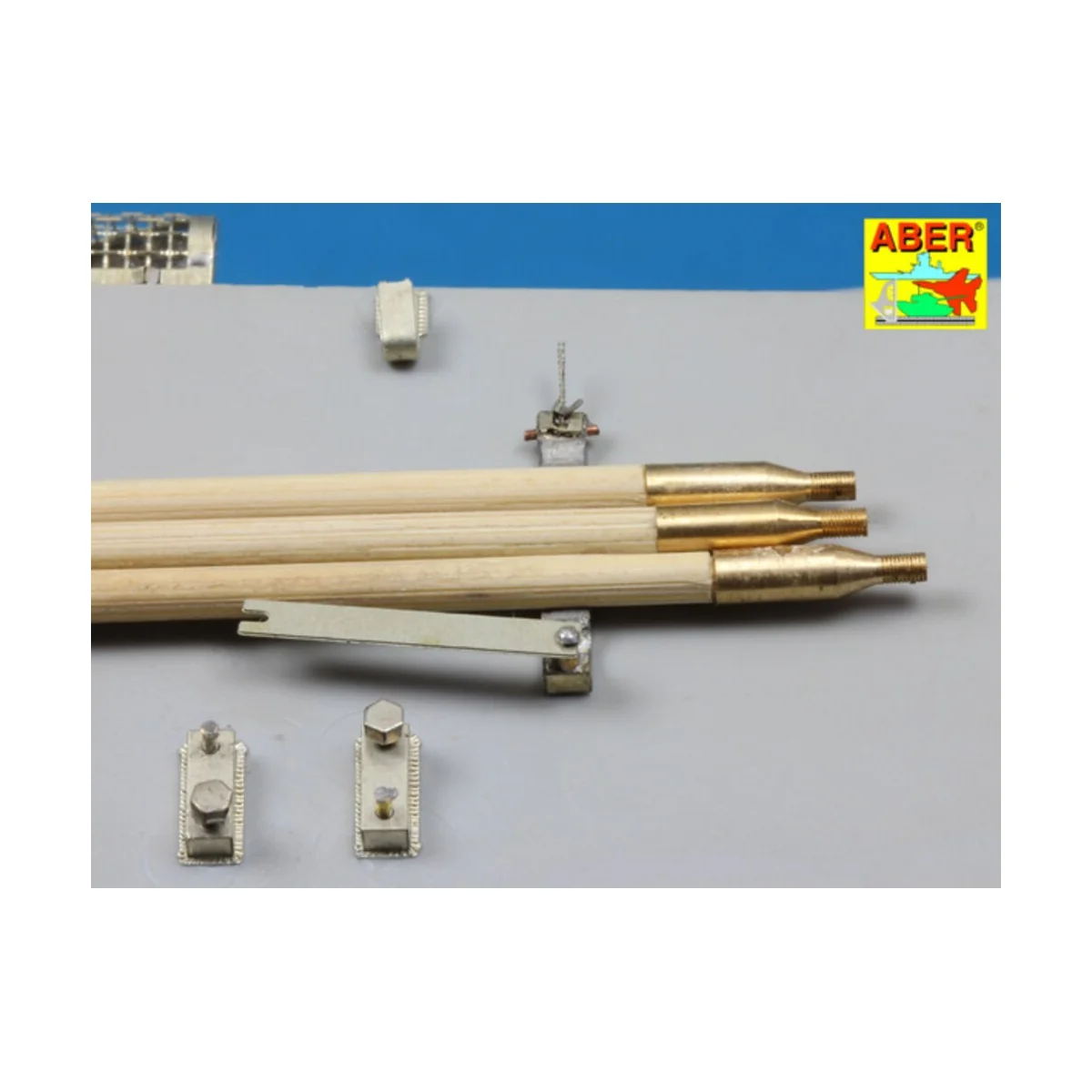 Barrel cleaning rods for Tiger II, 1/16 - Aber Models 16052