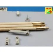 Barrel cleaning rods for Tiger II, 1/16 - Aber Models 16052