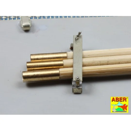 Barrel cleaning rods for Tiger II, 1/16 - Aber Models 16052