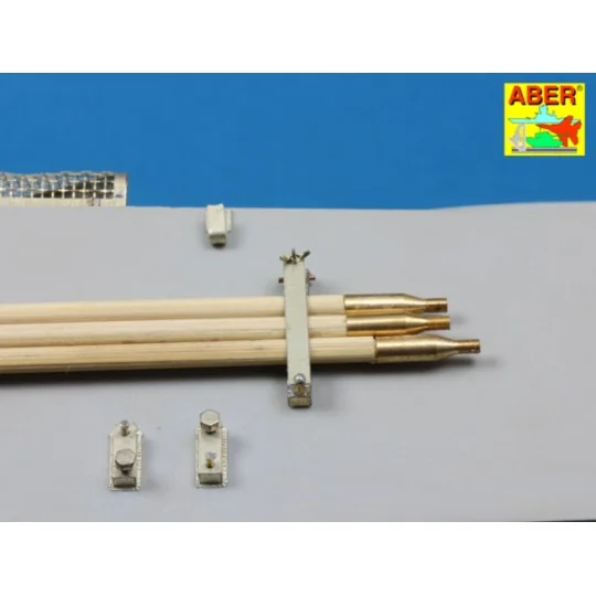 Barrel cleaning rods for Tiger II, 1/16 - Aber Models 16052